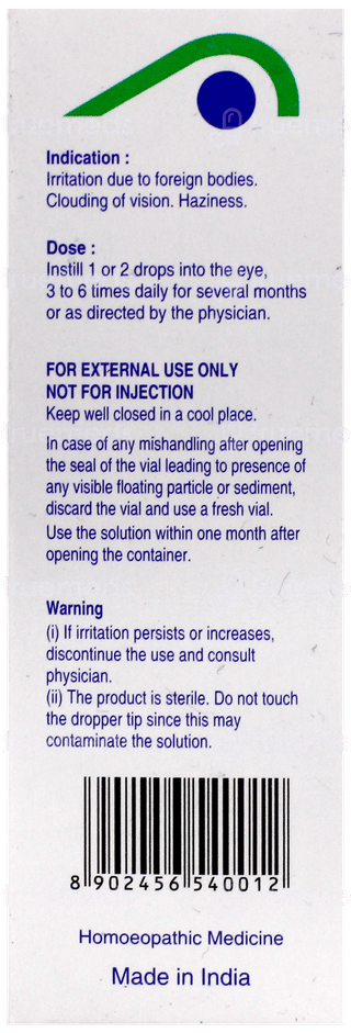 Sbl Cineraria Maritima Euphrasia Eye Drops 10Ml
